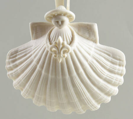 Angel-4" Size Fleur De Lis - No Box