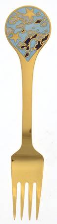Christmas Fork Starry Skies - Boxed