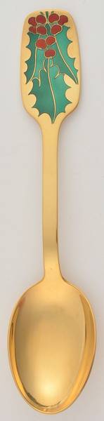 Christmas Spoon Holly - No Box