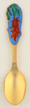 Christmas Spoon Cornflower - Boxed