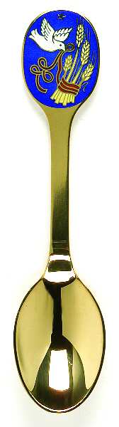 Christmas Spoon Bird Sheaf - Boxed