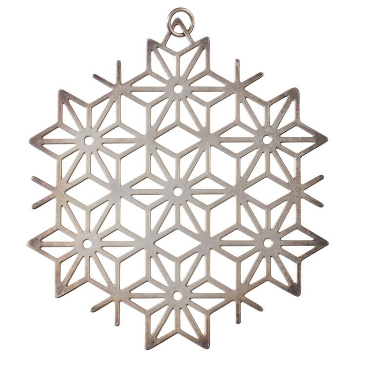 Snowflake-Sterling Silver 1983-Snowflake By Ron McNamer - Boxed