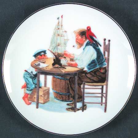 Museum Collections Plate-Rockwell For A Good Boy - Boxed
