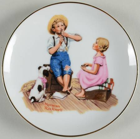 Museum Collections Plate-Rockwell Music Master - Boxed