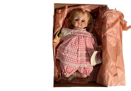 Babies-Doll Pussy Cat-Pink &White Dress - Boxed