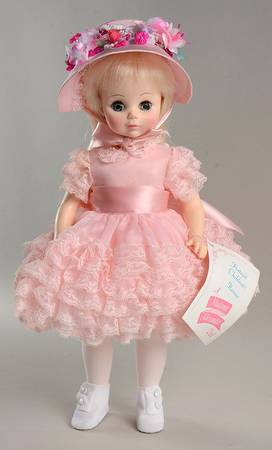 Portrait of Children-Doll Renoir-Lace Dress/White Shoes - Boxed