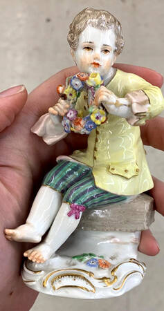 Meissen Figurines & Giftware Boy With Flowers - No Box