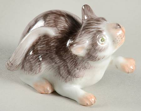 Meissen Figurines & Giftware Miniature Tabby Cat - No Box