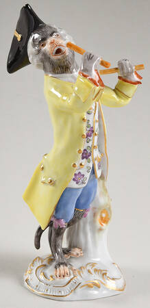 Monkey Band-Meissen Kettle Drummer - Yellow - No Box