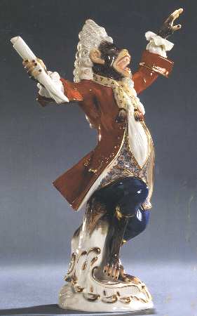 Monkey Band-Meissen Conductor - No Box