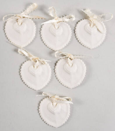 Margaret Furlong Ornaments A Handful Of Hearts-Set Of 6 - Boxed