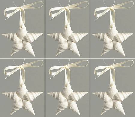 Margaret Furlong Ornaments A Pocketful Of Stars-Set Of 6 - Boxed