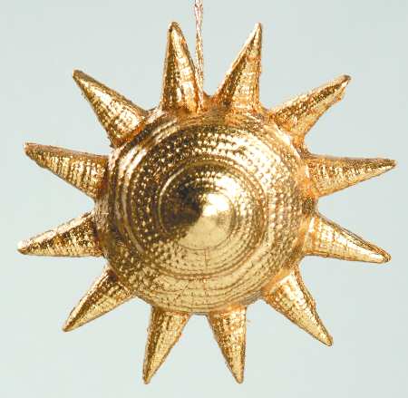 Margaret Furlong Ornaments Sunshell-Gold - Boxed