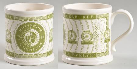 Crabtree & Evelyn Annual Mug 2000 Green - No Box