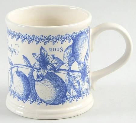 Crabtree & Evelyn Annual Mug 2013 Blue - Boxed