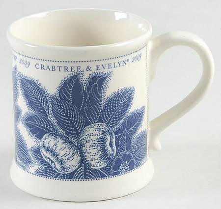 Crabtree & Evelyn Annual Mug 2009 Blue - No Box