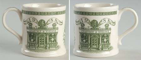 Crabtree & Evelyn Annual Mug 1988 Green - No Box
