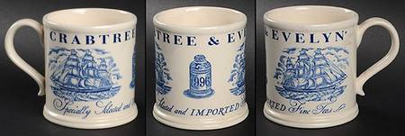 Crabtree & Evelyn Annual Mug 1996 Blue - No Box