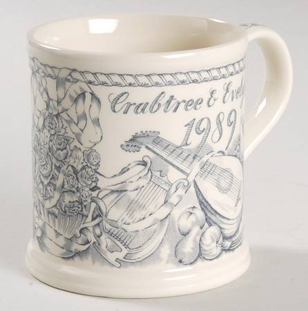Crabtree & Evelyn Annual Mug 1989 Blue - No Box