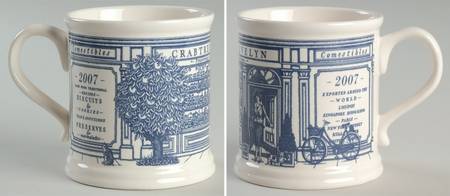 Crabtree & Evelyn Annual Mug 2007 Blue - No Box