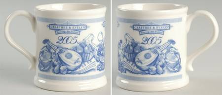 Crabtree & Evelyn Annual Mug 2005 Blue - No Box