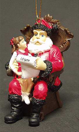 Collegiate Wishlist Santa Ornament North Carolina State University - Boxed