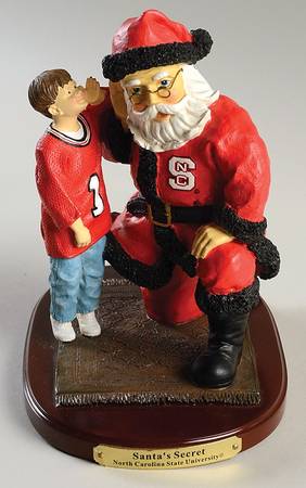 Collegiate Santa's Secret Figurine North Carolina State University - Boxed