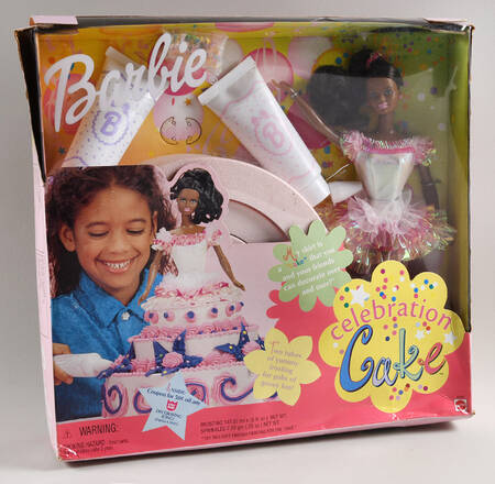 Barbie & Ken Dolls Celebration Cake - Boxed