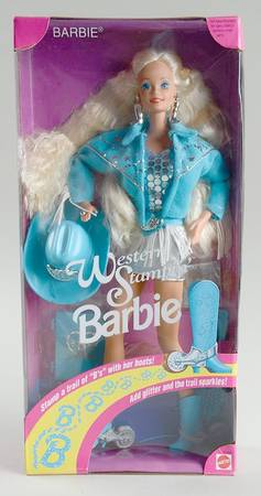 Barbie & Ken Dolls Western Stampin Barbie - Boxed