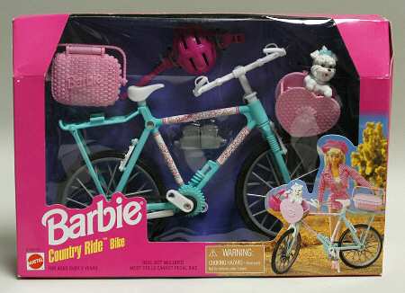 Barbie & Ken Dolls Barbie Country Ride Bike - Boxed