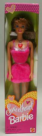 Barbie & Ken Dolls Sweetheart Barbie Red - Boxed