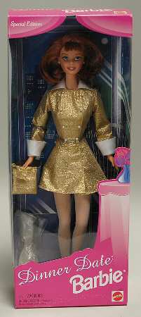 Barbie & Ken Dolls Dinner Date-Red Head - Boxed