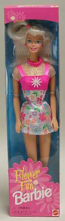 Barbie & Ken Dolls Flower Fun Barbie-Blonde - Boxed