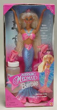 Barbie & Ken Dolls Bubbling Meraid Barbie - Boxed