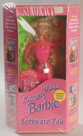 Barbie & Ken Dolls Earring Magic Radio Shack - Boxed