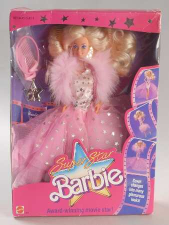 Barbie & Ken Dolls Super Star Barbie - Boxed