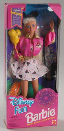Barbie & Ken Dolls Disney Fun Yellow Balloon - Boxed