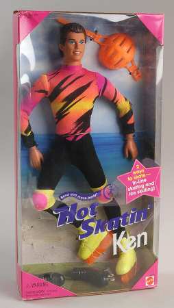 Barbie & Ken Dolls Hot Skatin' Ken - Boxed