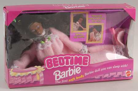 Barbie & Ken Dolls Bedtime Barbie African Am Soft - Boxed