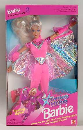 Barbie & Ken Dolls Flying Hero Barbie - Boxed