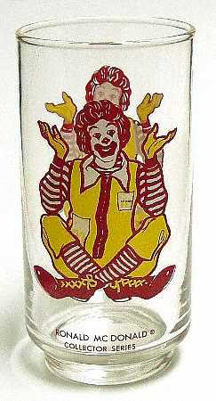 Collectors Series-Glassware Ronald McDonald - No Box
