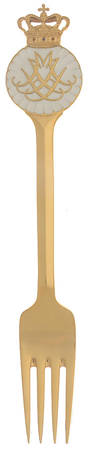 Michelsen Commemorative Fork Princess Margrethe Wedding - No Box