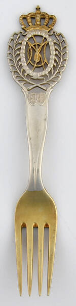 Michelsen Commemorative Fork Prince Knuds Wedding;Viii Sept.1933  - No Box