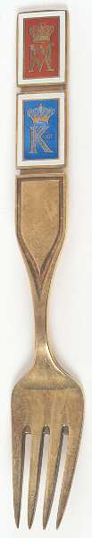 Michelsen Commemorative Fork Princess Anne Marie Wedding - No Box