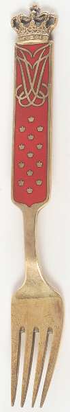 Michelsen Commemorative Fork Anniversary Frederik & Ingrid - No Box