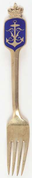 Michelsen Commemorative Fork King Frederik Ix-Birthday - No Box