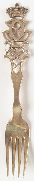 Michelsen Commemorative Fork Queen Ingrid's Bday - No Box