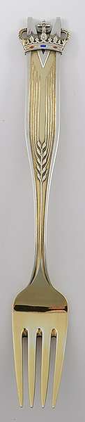 Michelsen Commemorative Fork Princess Margrethe Birthday - No Box
