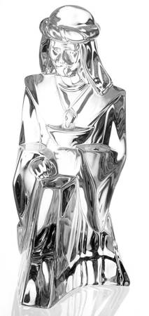 Nativity-Crystal King Kneeling - No Box
