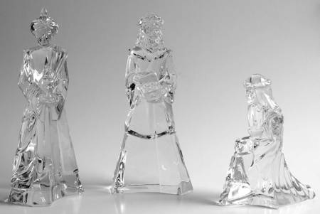 Nativity-Crystal Kings Set Of 3 - Boxed